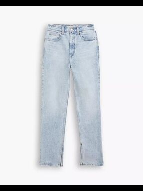 NWOT Levi's 70's High Rise Slim Straight Women's Jeans - Light Indigo Size 29x29